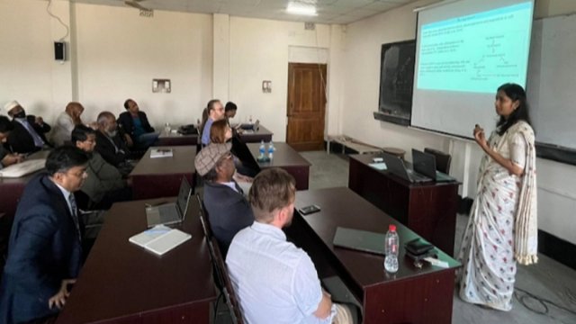 Seminar on the genetics of purple potato held at BAU | University News 