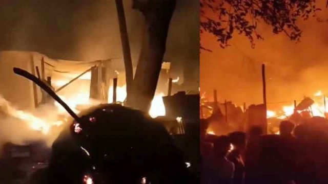 At least 18 houses, 2 cattle burnt to ash in another Ctg fire | Miscellaneous News 
