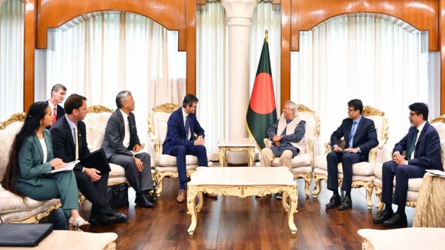 রাষ্ট্র পুনর্গঠনে যুক্তরাষ্ট্রের সহায়তা চাইলেন প্রধান উপদেষ্টা | অন্তর্বর্তীকালীন সরকার নিউজ 
