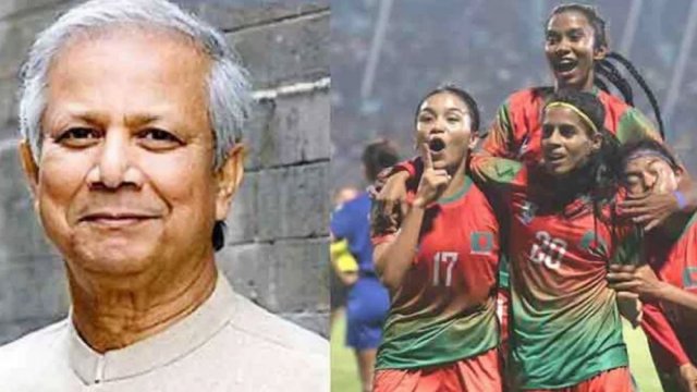 সাফজয়ী নারী ফুটবলারদের সংবর্ধনা দেবেন প্রধান উপদেষ্টা | বিবিধ নিউজ 