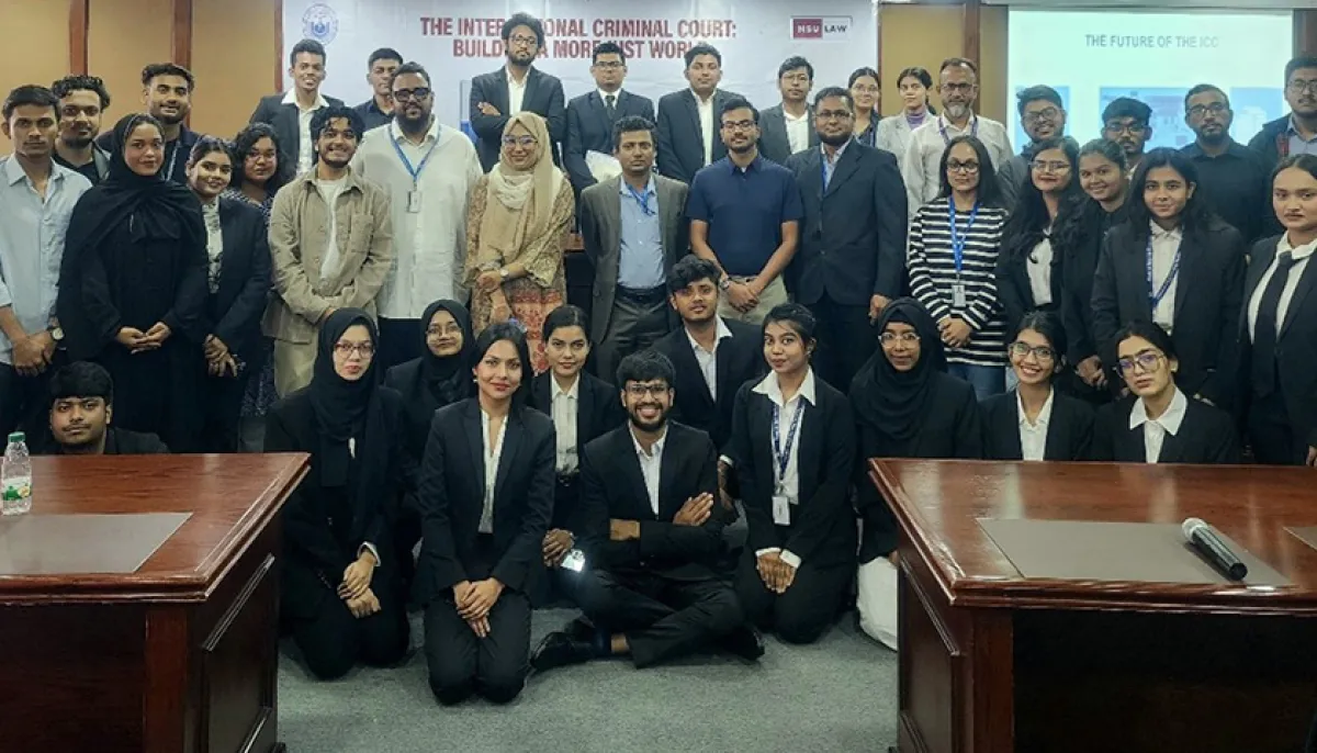 Seminar on international criminal court held at north south university