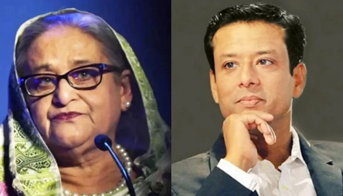 Sheikh hasinas son joy is now in india to meet her