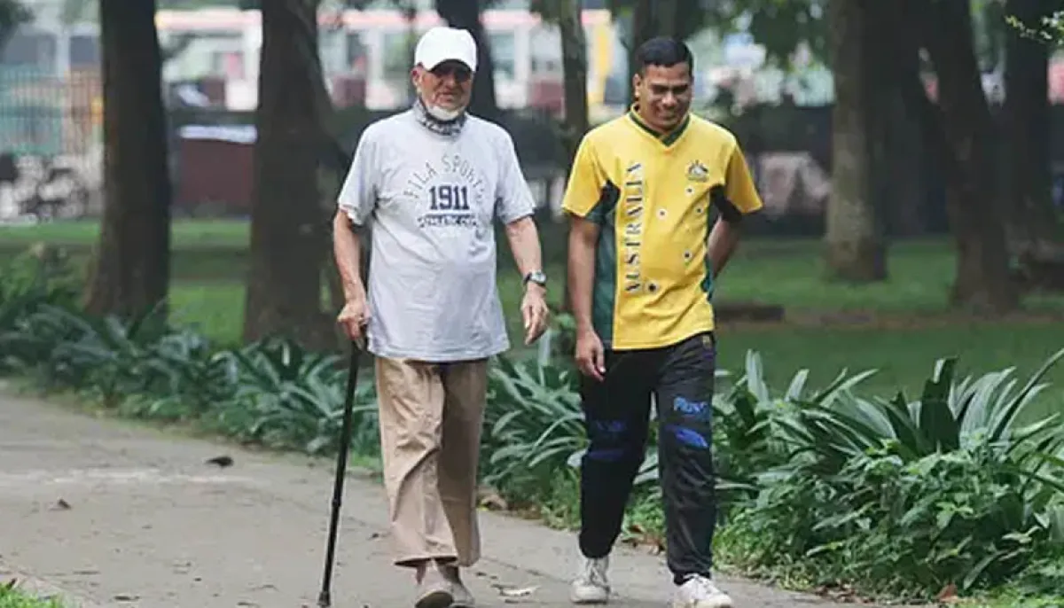 How many minutes should you walk at what age
