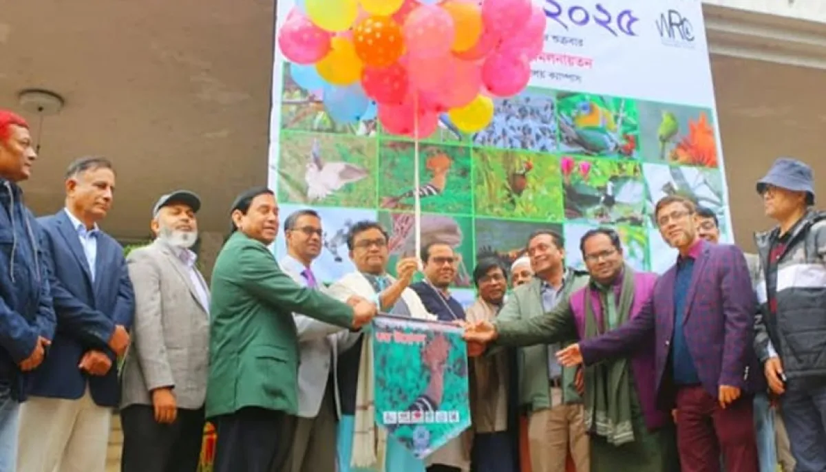 Daylong bird fair held at ju amid festivity