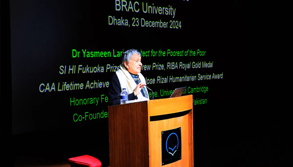 Yasmeen lari inspires brac university students