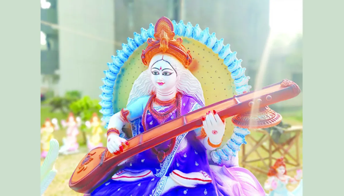 Saraswati vandana today in educational institutions