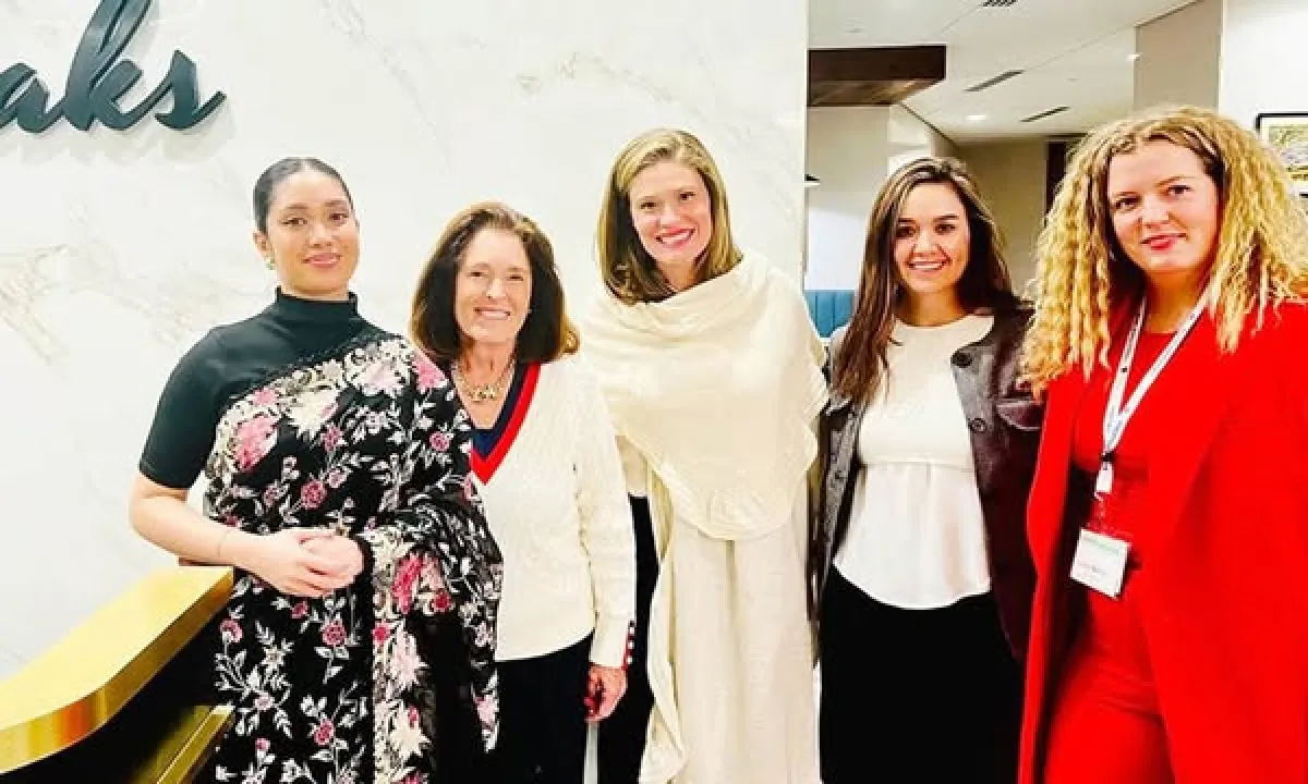 Zaima rahman meeting with women leaders in the united states