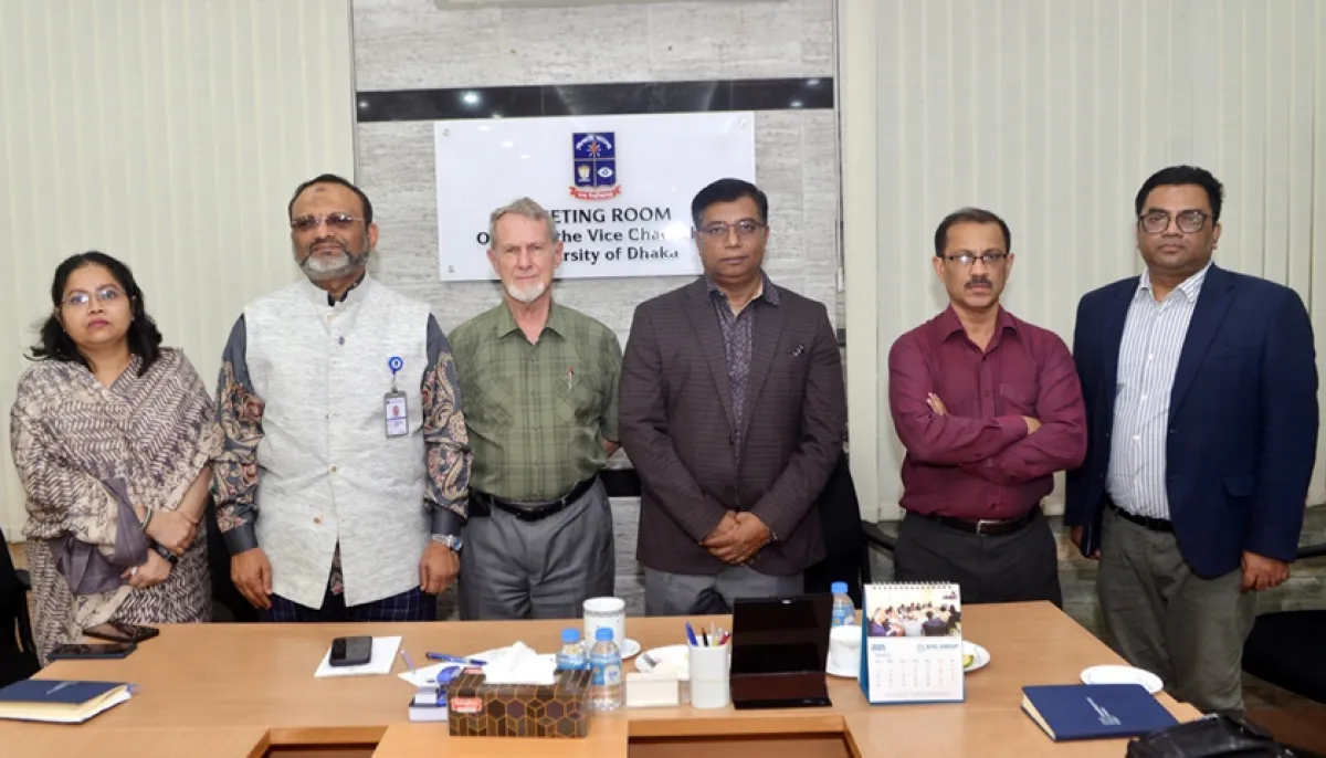 Fulbright expert meeting with du vice chancellor