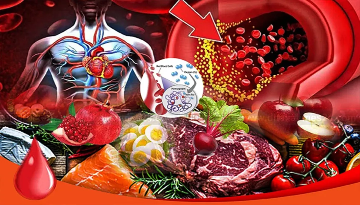 These foods will increase hemoglobin in the blood