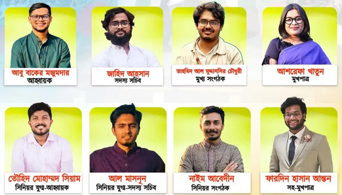 Those who are in the central committee of the democratic student union