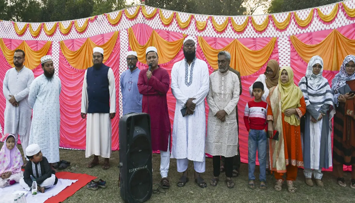 Prayer and iftar gathering for female students in berobi
