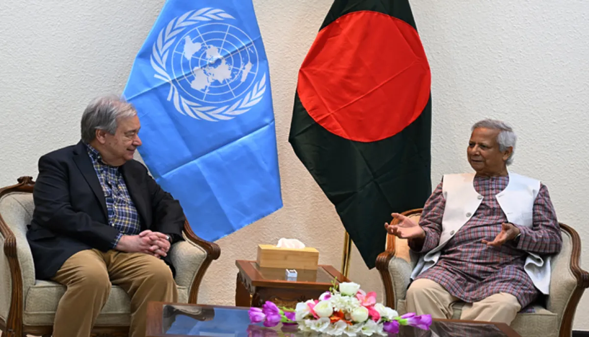 Un chief meets dr yunus will visit rohingya camp together