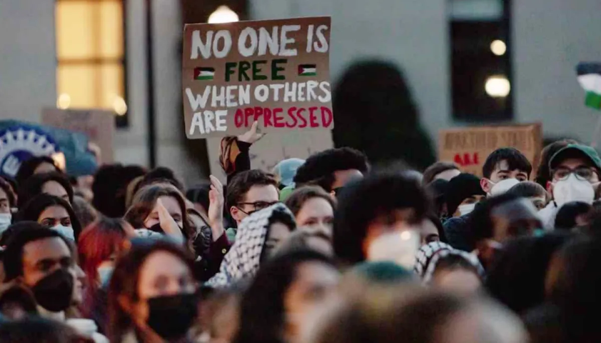 Columbia university punishes 22 pro palestinian students