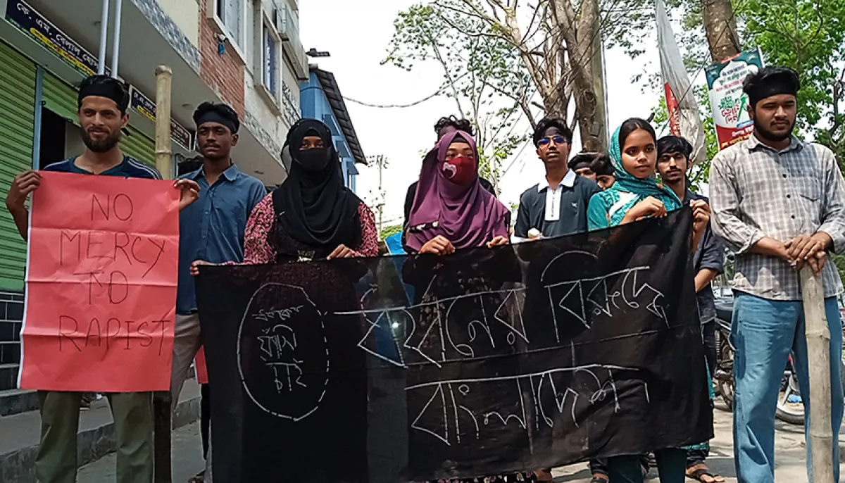 Antirape rally kalapara