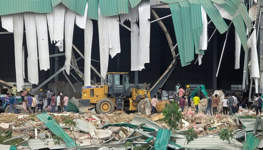 গুঁড়িয়ে দেওয়া হলো টিএমএসএসের অবৈধ কারখানা | বিবিধ নিউজ 