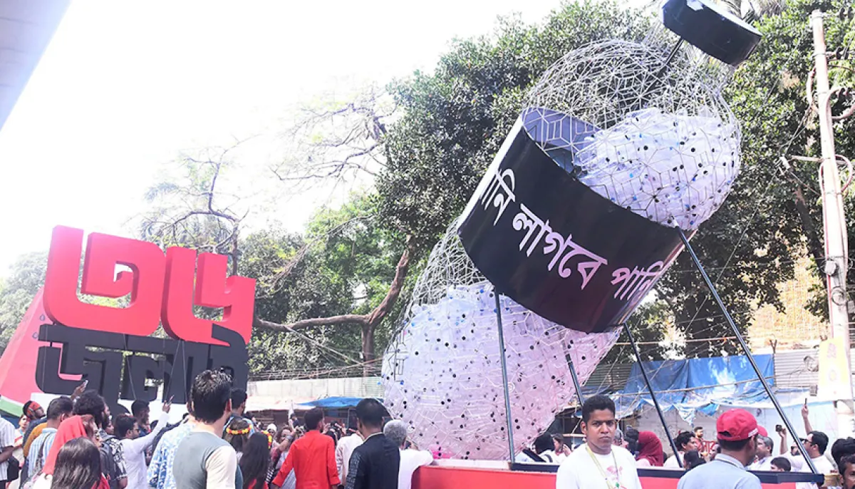 ছবিতে দেখুন আনন্দ শোভাযাত্রা