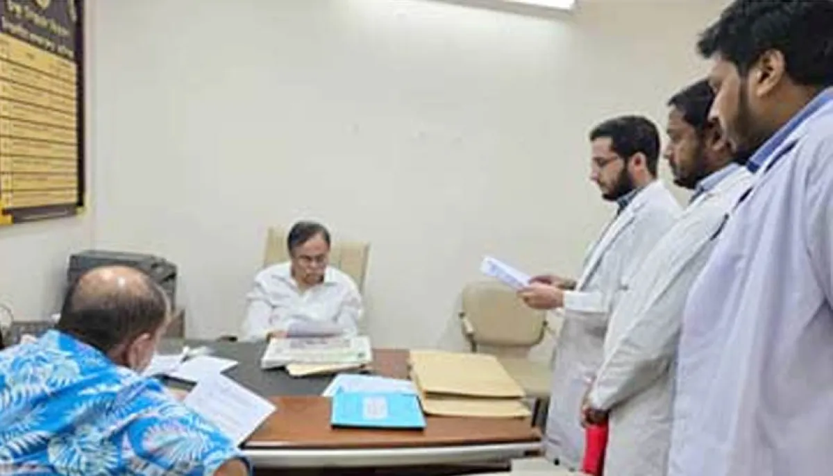 Memorandum from resident and non resident doctors at bmu