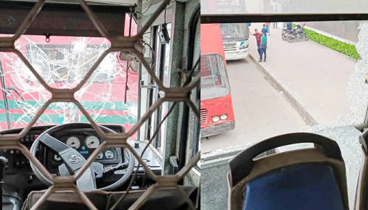 Case filed over du khanika bus attack