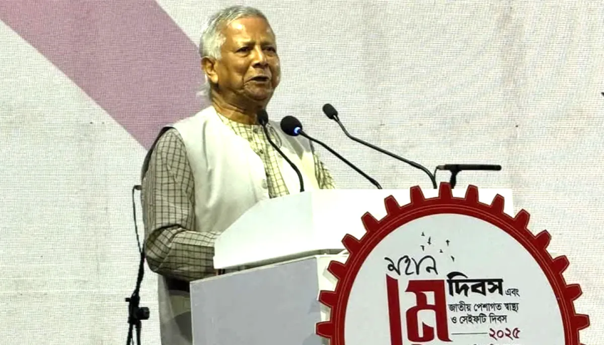 Dream of new bangladesh not possible without better conditions for workers prof yunus