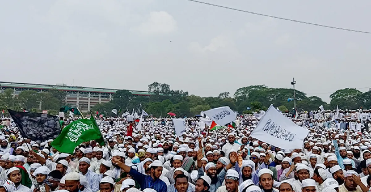 ছবিতে হেফাজতের মহাসমাবেশ