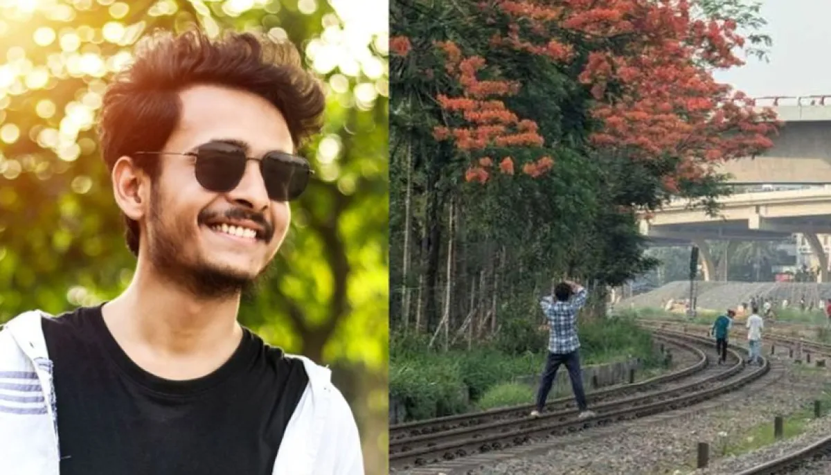 Photographer hit by train while filming video rajshahi college student