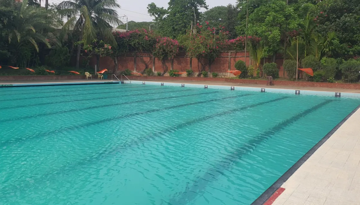 Dhaka university swimming pool