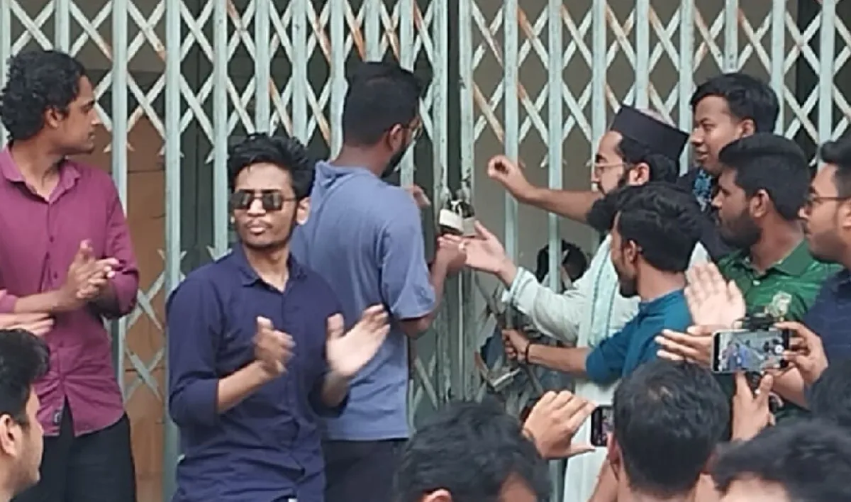 Students lock down jobi administrative building over four point demands