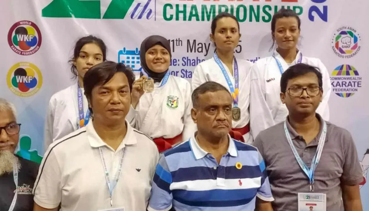 জাতীয় কারাতে প্রতিযোগিতায় জবির দুই শিক্ষার্থীর স্বর্ণপদক