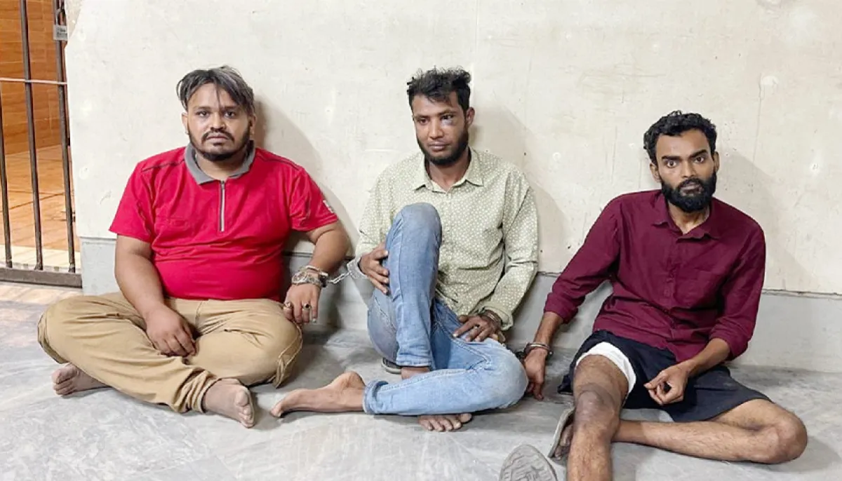ছাত্রদল নেতা শাহরিয়ার সাম্য হত্যায় গ্রেফতার তিনজন। ছবি: সংগৃহীত