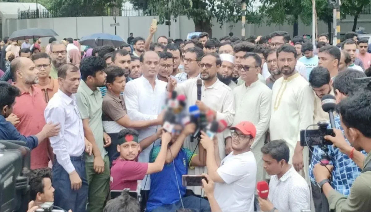 Kakrail intersection will be the new center for implementing demands raish uddin