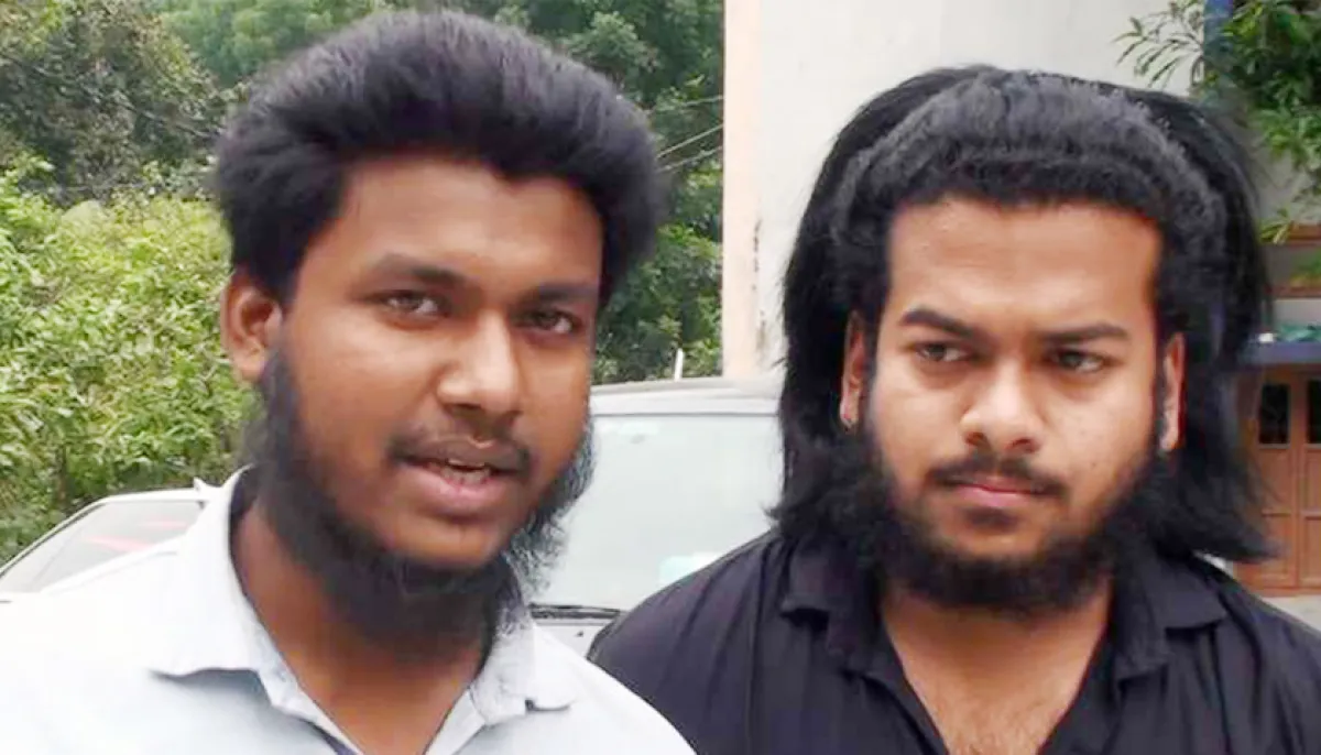 বৈষম্য বিরোধী ছাত্র আন্দোলনের দুই নেতা মেহেরাব খান ও আশরাফুল ইসলাম রাজু। ছবি : সংগৃহীত