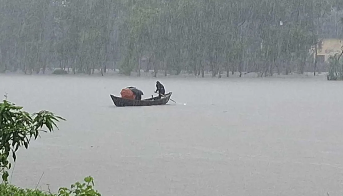 A deep depression has crossed the coast rain is likely on friday as well