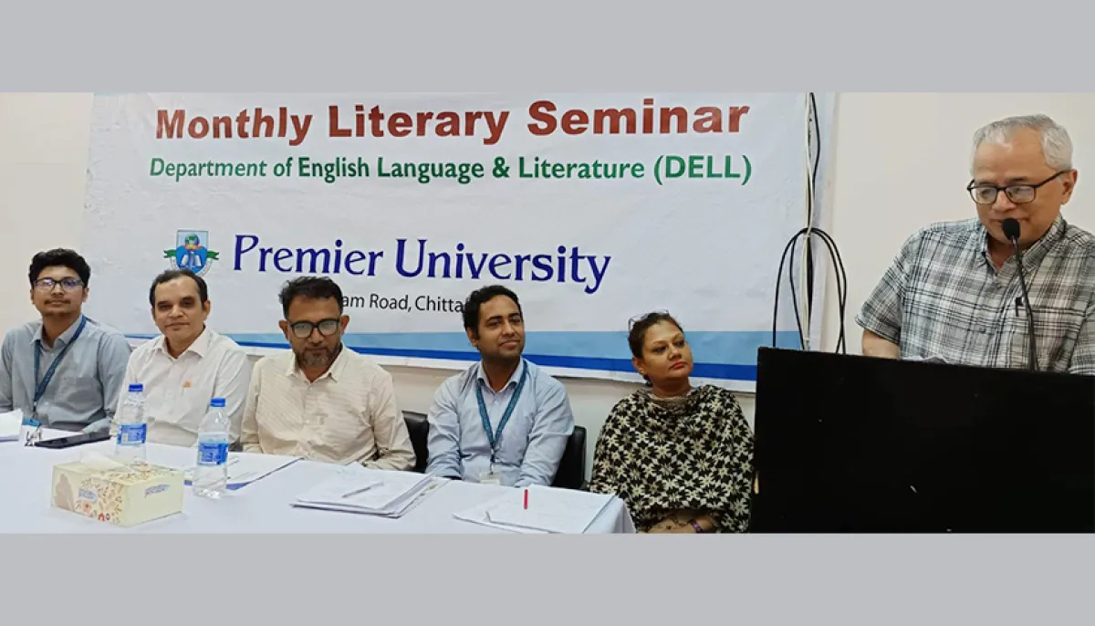 Monthly literature seminar at premier universitys english department