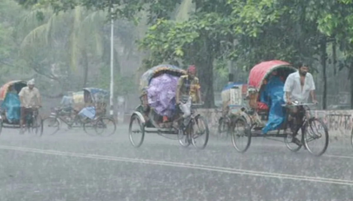 Its been raining since morning the heat is decreasing