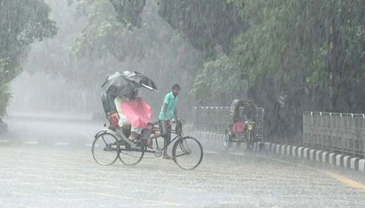 Rain forecast for six divisions throughout the day
