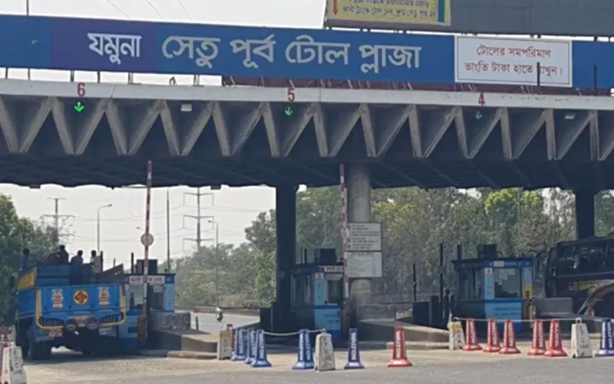 Toll collection on jamuna bridge in 24 hours reaches tk 286 crore