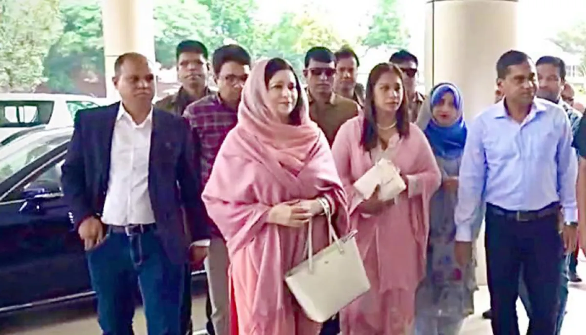 Zubaida rahman leaves dhaka for london