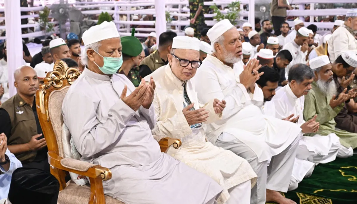 Chief advisor seeks blessings for the countrys well being