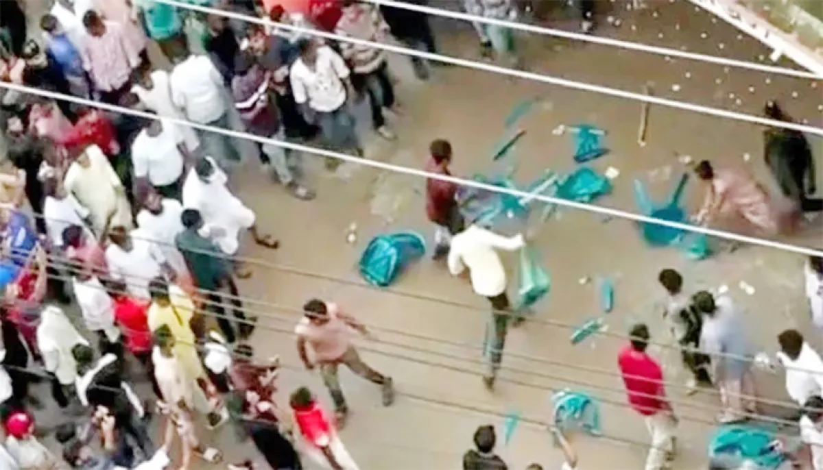 Chayabanai hall vandalized during tandav movie