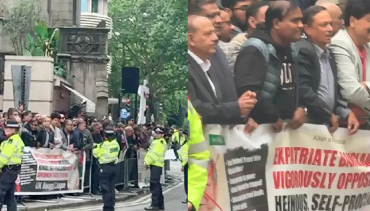Protests over chief advisors uk visit
