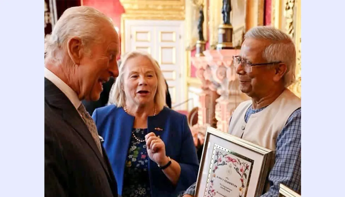 Chief adviser receives king charles iii harmony award at buckingham palace