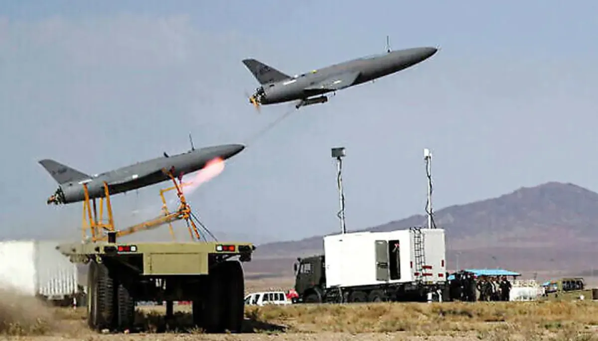 Iran retaliates against israel launches hundreds of drones