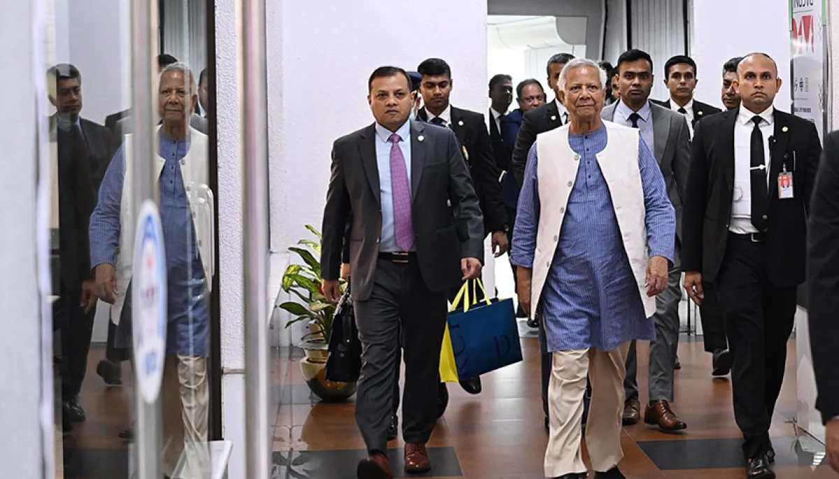 Chief adviser professor muhammad yunus arrived home