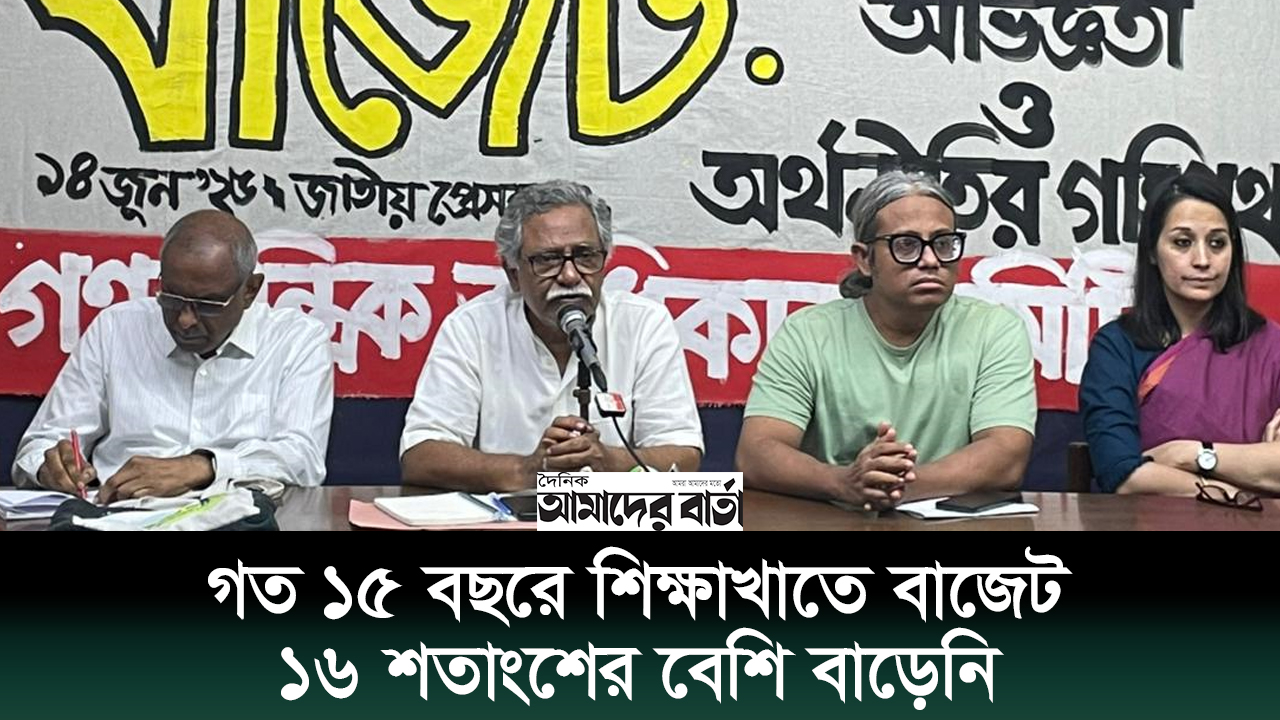 গত ১৫ বছরে শিক্ষাখাতে বাজেট ১৬ শতাংশের বেশি বাড়েনি | ভিডিও অ্যালবাম নিউজ 