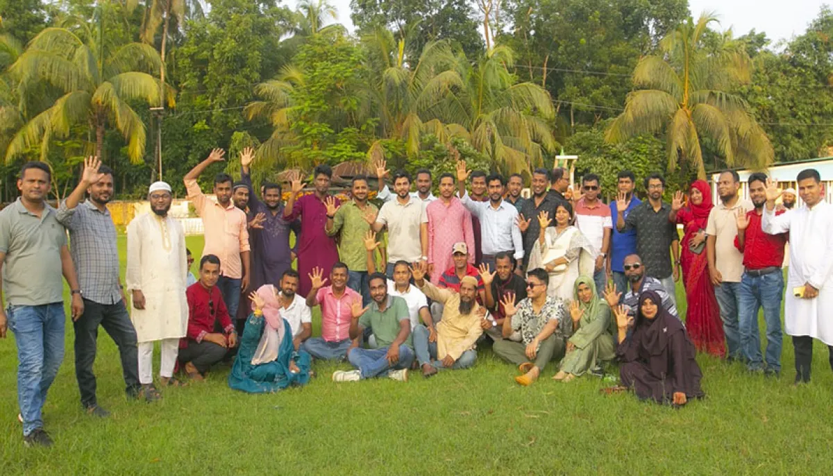 Post eid gathering at shaheed smriti degree college