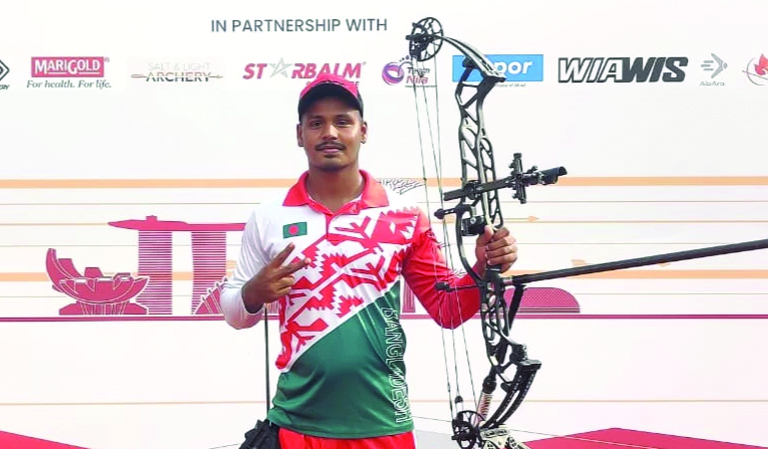 Bangladeshi archer Abdur Rahman Alif enters gold medal race, Himu Bachar battle for bronze medal | sports News 