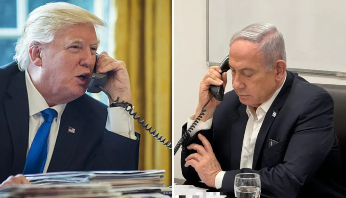 Trump spoke with netanyahu on the phone