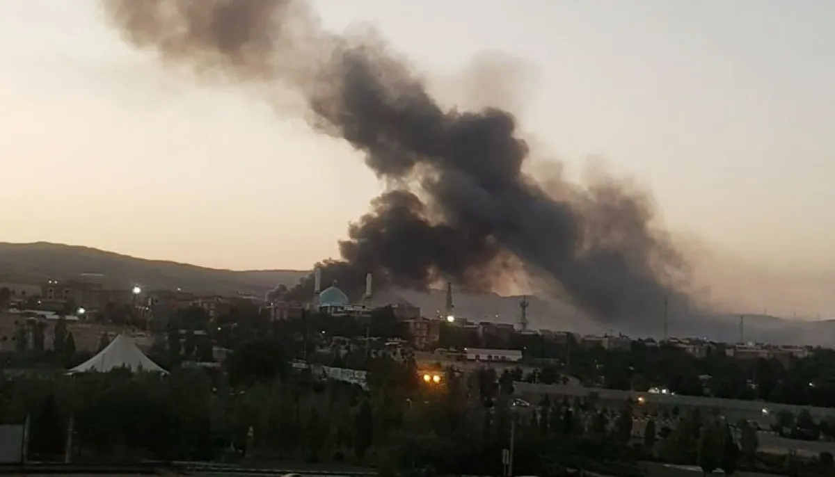 Israeli attack on imam hossein university in tehran
