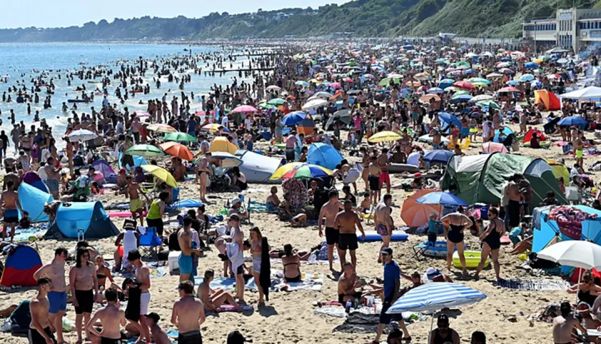 Covid 2020 the packed covid beach described as armageddon