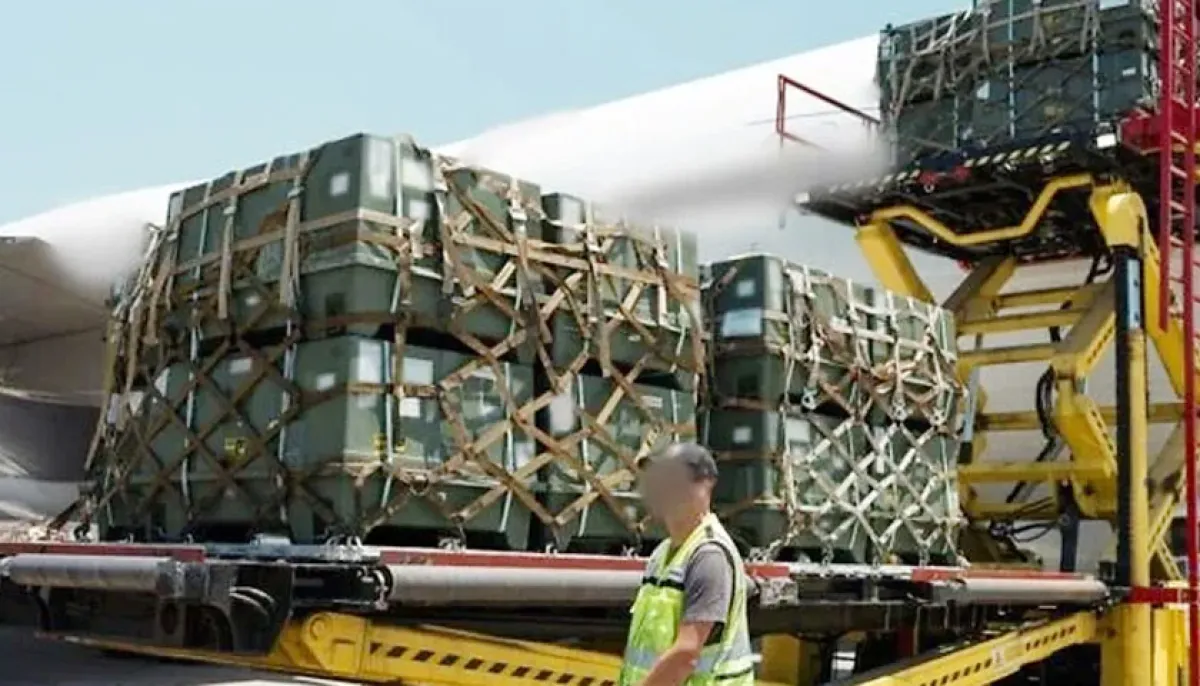 14 cargo planes carrying us german weapons arrive in israel